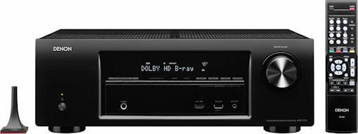 Denon AVR-1713, 5.1 Kanal A/V Receiver, 3D, AirPlay, DLNA (Receiver)