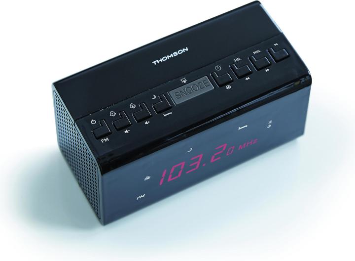 Immagine prodotto Thomson CR50 - Orologio - FM - Nero - AAA - AC - Batteria/Accumulatore - 130 mm