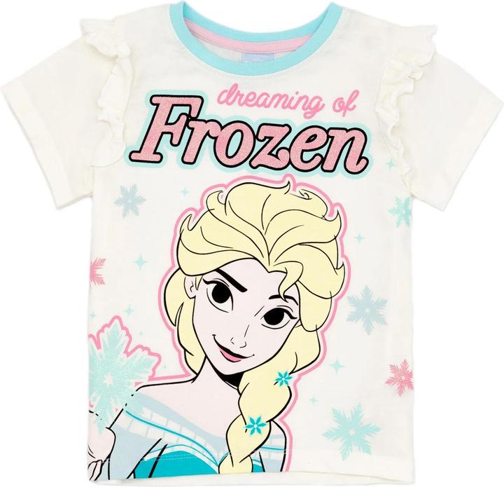 Actual product image Disney Frozen Girls Short-Sleeved Pyjama Set (122)