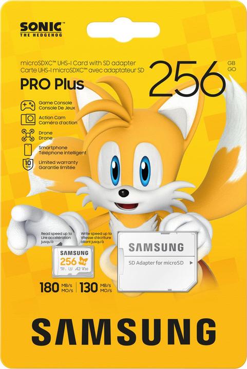 Actual product image Samsung MB-MD256S (256 GB, microSDXC, U3, UHS-I)