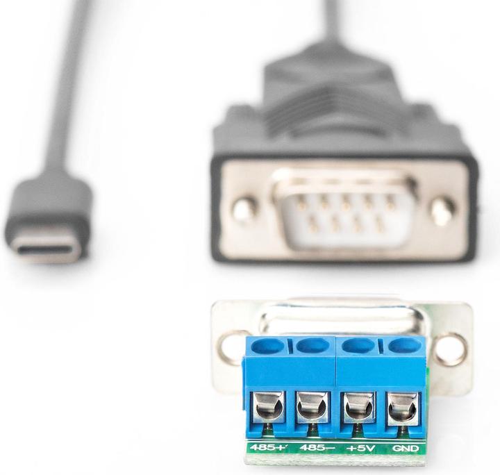 Produktbild Digitus USB-C™ Seriell-Adapter, USB-C™ - RS485 (1 m)