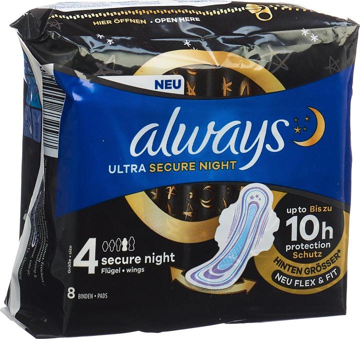 Actual product image Always Ultra (8 x, Sanitary pads)