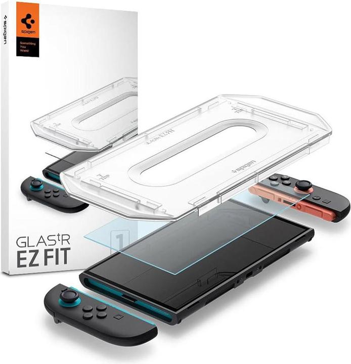 Image du produit Spigen - Screen Protector Glas.tR EZ-FIT (2pack) - for Nintendo Switch 2 - Clear (Switch 2)