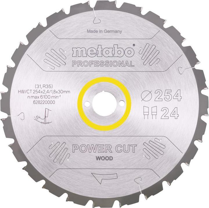 Produktbild Metabo HM-Kreissägeblatt Ø 254 x 30 m