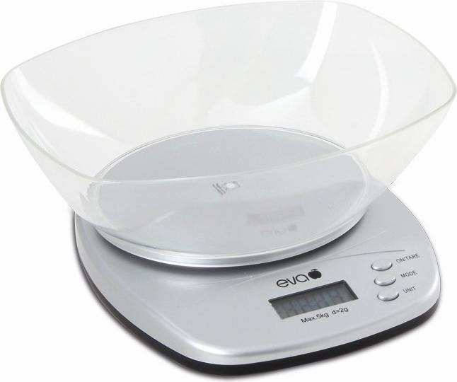 Immagine prodotto Eva- Kochen und Haushalt Bilancia da cucina digitale Eva con ciotola 5kg2g