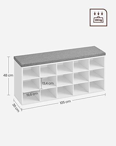 Immagine prodotto Vasagle Benchy (105 x 30 x 48 cm)