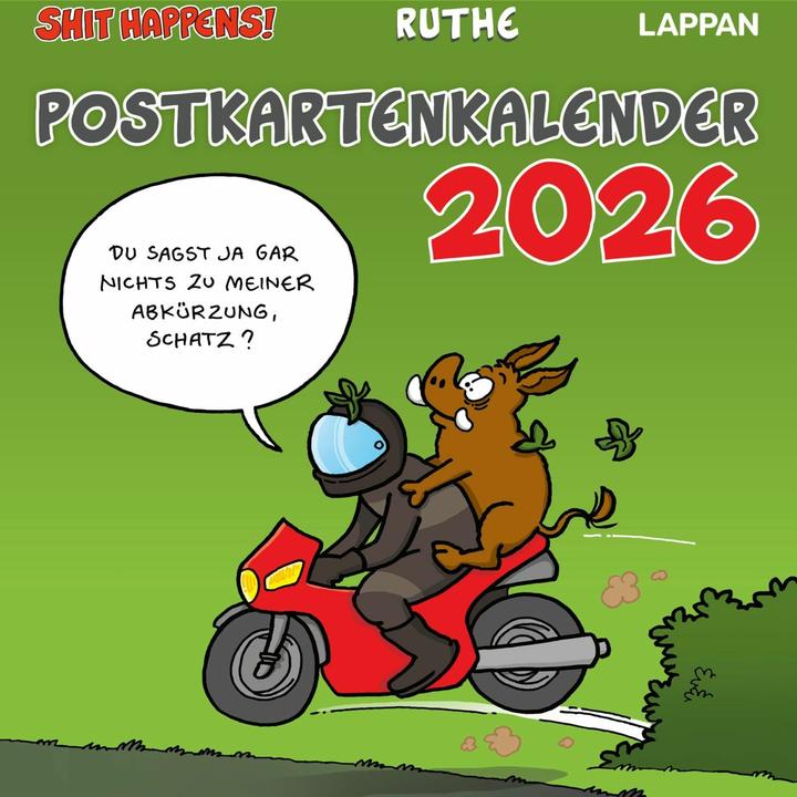 Image du produit Shit happens! Postkartenkalender 2026 (Allemand)
