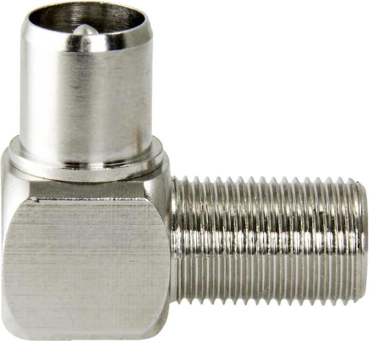 Televes FK-KSW F-Winkeladapter (F-Buchse/ IEC-Stecker gewinkelt) (Antennenkabel)