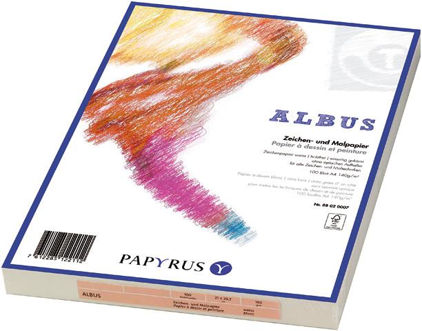 Actual product image Papyrus Albus (A4, Plain, Soft cover)