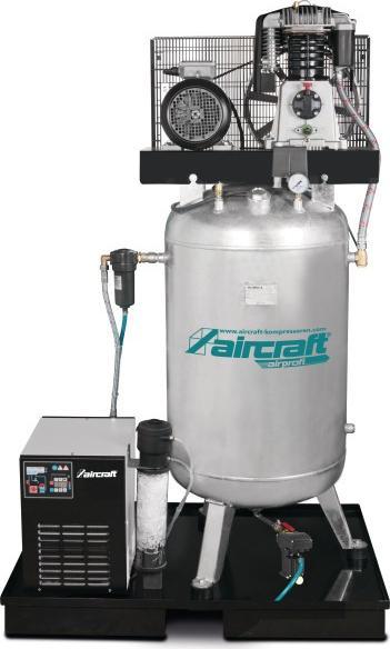 Actual product image Stürmer - Stationärer Kolben-Kompressor AIRPROFI 703/270/10 VKK - mit Kältetrockner, Feinfilter, Ko (10 bar, 270 l)