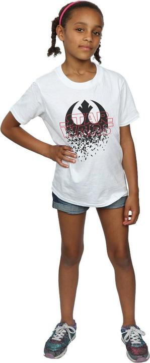 Produktbild Star Wars The Last Jedi Shattered Emblem TShirt Mädchen (140, 146)
