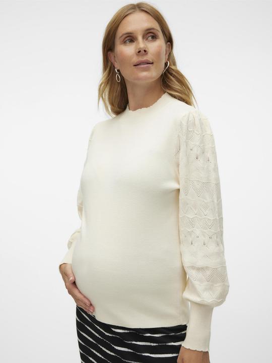 Actual product image Vero Moda Maternity Regular fit High neck Balloon sleeves Pullover Knitted top (XS)