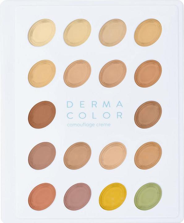 Actual product image Kryolan Dermacolor Camouflage Cream Mini Palette 18 Palette (18, Mini 3)