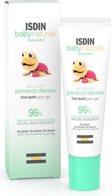 Actual product image Isdin Baby Naturals Nutraisdin Gingival Gel First Teeth 30ml (30 ml)