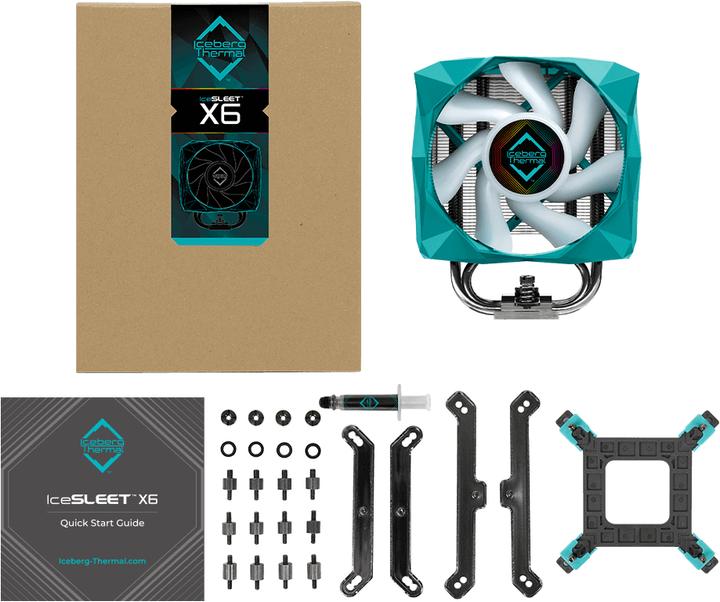 Produktbild Iceberg Thermal IceSLEET X5 - RGB - AM4/Intel (159 mm)