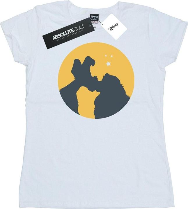Image du produit Disney - T-shirt LADY AND THE TRAMP MOONLIGHT KISS - Femme (M)