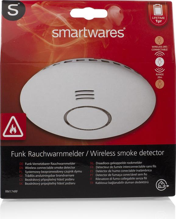 Image du produit Smartwares Détecteur de fumée radio en réseau