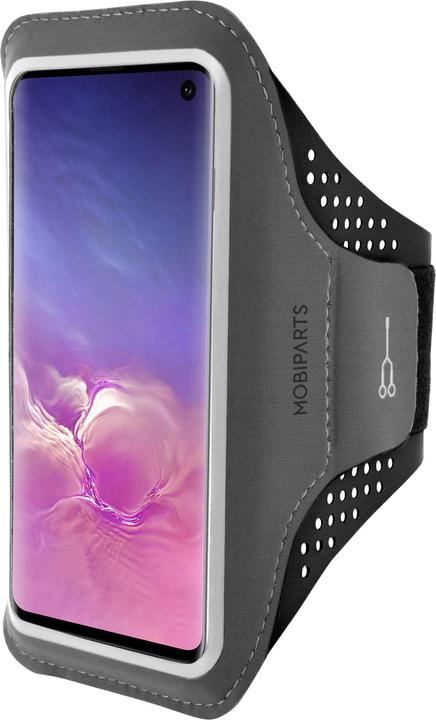 Actual product image Mobiparts Comfort Fit Sport Armband Samsung Galaxy S10 Black