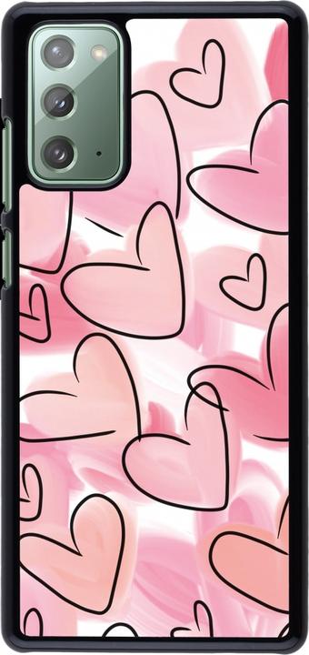 Produktbild PhoneLook Hülle Easter 2023 pink hearts (Samsung Galaxy Note 20)