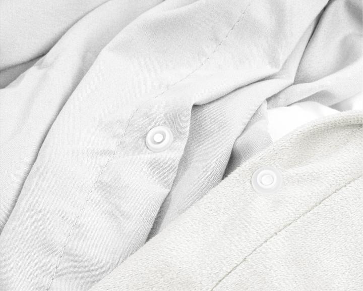 Actual product image Sleeptime Duvet cover velvet plain (Duvet cover, 200 x 220 cm)