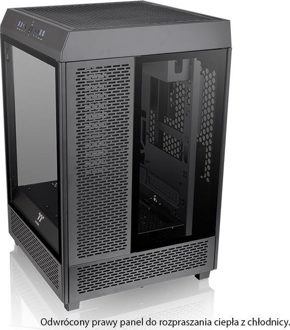 Actual product image Thermaltake Tt The Tower 500 Black CA-1X1-00M1WN-00 (ATX, mATX, Mini-ITX)