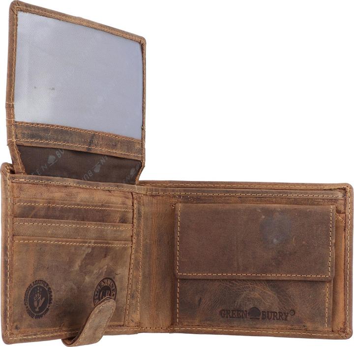 Actual product image Greenburry Vintage wallet leather 12 cm