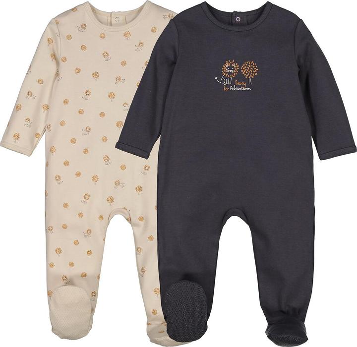 Actual product image La Redoute Collections 2-pack romper suit (74)