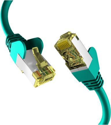 M-Cab CAT6A GREEN 0.15M PATCH CORD (S/FTP, CAT6a, 0.15 m)