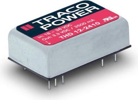 Actual product image TracoPower DC/DC converter 18... 36V 12V 1A 12W