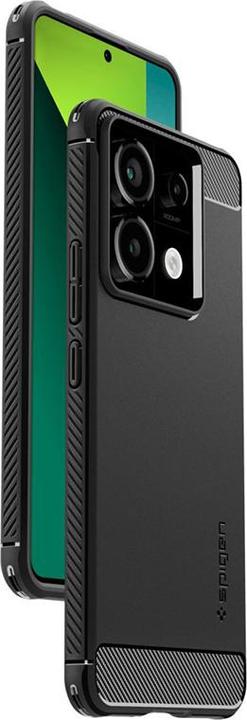 Immagine prodotto Spigen Armatura rugged Xiaomi Redmi Note 13 Pro 5G / Poco X6 5G nero opaco ACS07254 (Xiaomi Redmi Note 13 Pro 5G)