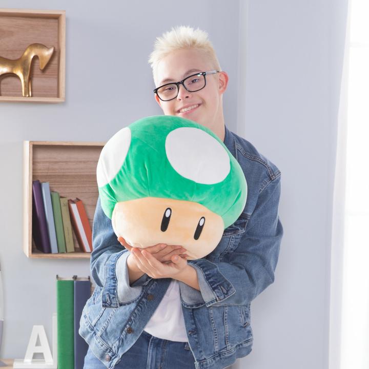 Actual product image Tomy Mario Kart: Mocchi Mocchi 1-Up Mushroom