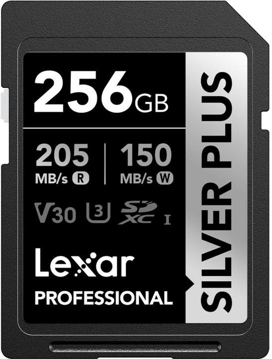 Produktbild Lexar SILVER Plus UHS-I SDXC 256GB (256 GB, SDXC, U3, UHS-I)