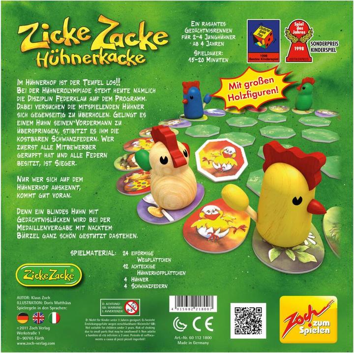Produktbild Zoch Zicke Zacke Hühnerkacke (Deutsch)