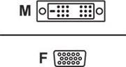 Actual product image Alogic VGA Adapter VGA -> DVI Bu. (VGA)