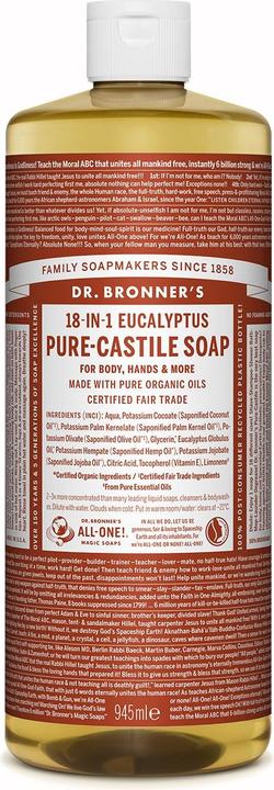 Image du produit Dr. Bronner's 18-IN-1 Eucalyptus (Savon liquide, 945 ml)