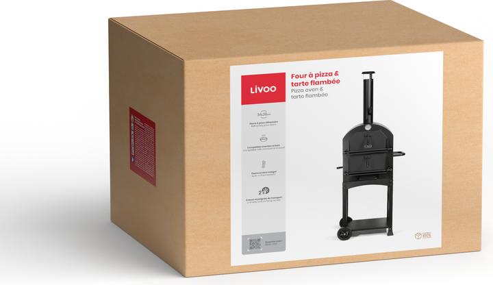 Actual product image Livoo Pizza oven and tarte flambée (Pizza oven wood)
