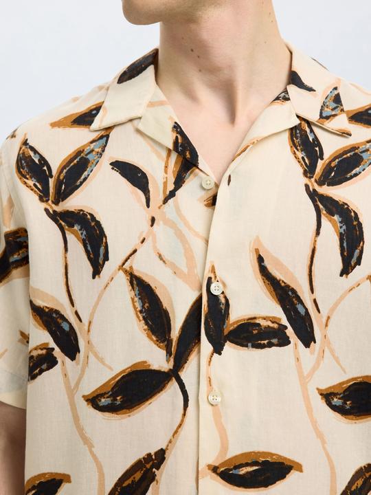 Produktbild Selected Homme Print Kurzarmhemd (M)