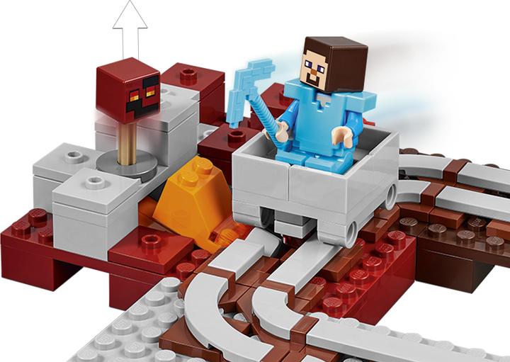 Produktbild LEGO Die Nether-Eisenbahn (21130, LEGO Minecraft)