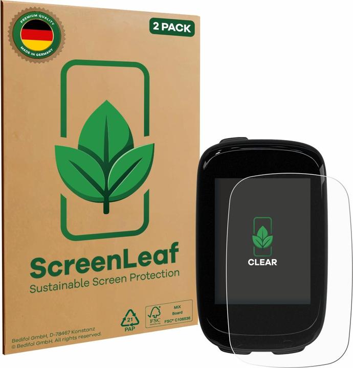 Actual product image ScreenLeaf Screen Protector sustainable Screen Protection, clear, anti-scratch