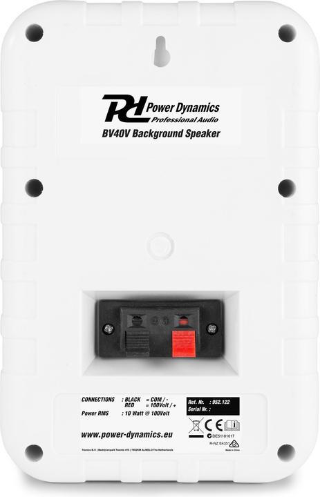 Immagine prodotto Power Dynamics Altoparlante per l'installazione BV40V (Passivo)