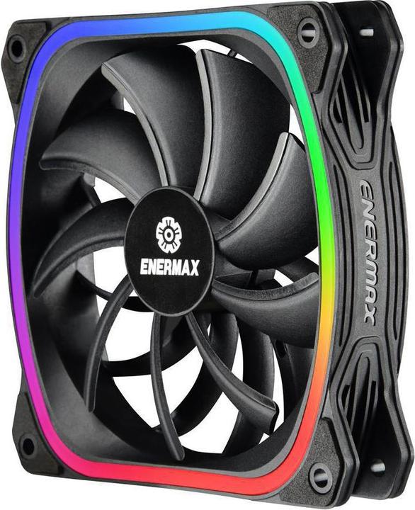 Actual product image Enermax Case fan SquARGB 3-pack (120 mm, 3 x)