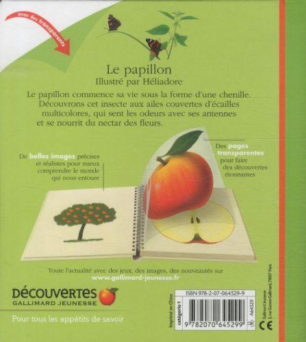 Immagine prodotto Le papillon (Francese, Héliadore, 2012)