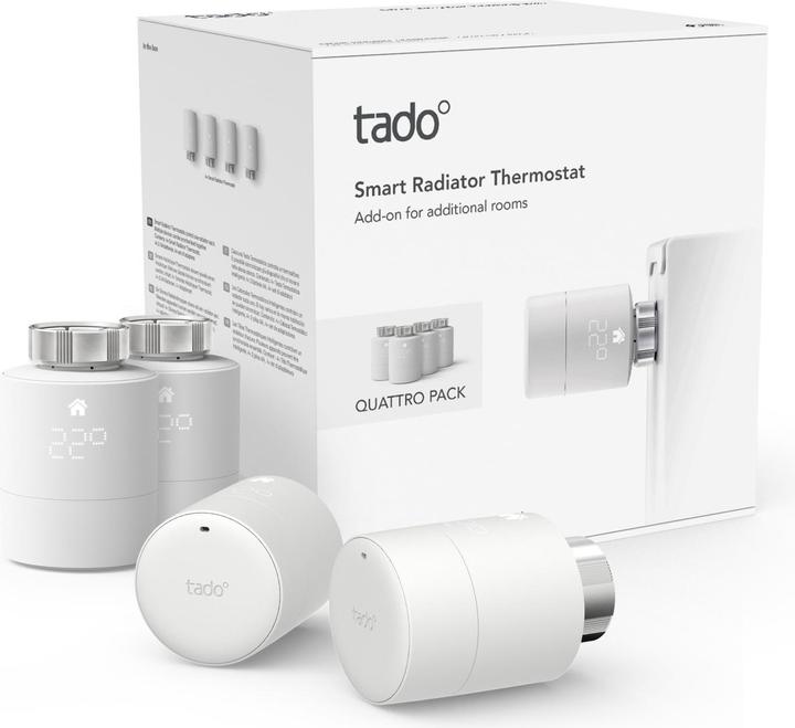Image du produit tado° Tête Thermostatique Intelligente –  Set de quatre