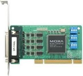 Actual product image Moxa CP-114UL-DB25M - Serial universal PCI card with 4 RS-232422485 ports and low profile
