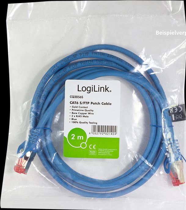Produktbild LogiLink Netzwerkkabel (S/FTP, CAT6, 1.50 m)