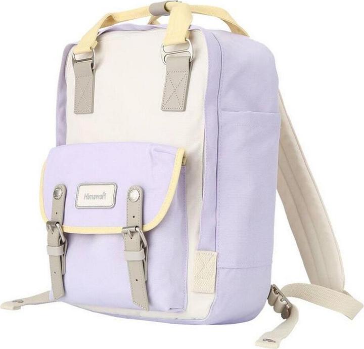 Himawari 194L 14" laptop backpack (purple and sand) (16 l)