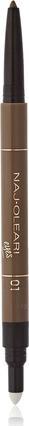 Actual product image Naj Oleari 3in1 Perfect Brow 01 blonde 0.15g + 1ml (Blonde)