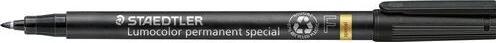 Produktbild Staedtler Folienstift Lumocolor special F (Schwarz, 0.40 mm, 10 x)