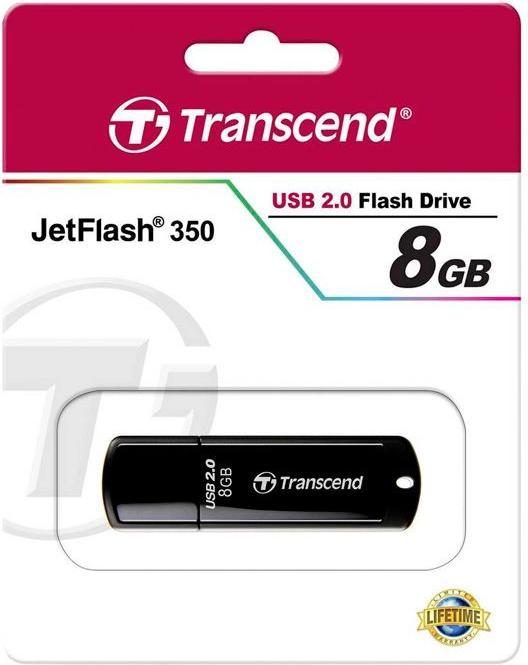 Produktbild Transcend TC JetFlash 350 (8 GB, USB-A)