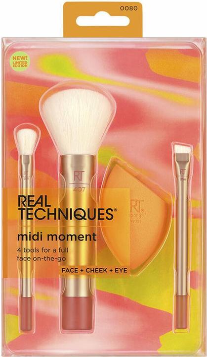 Real Techniques Midi Moment Brush + Sponge Set (Set)